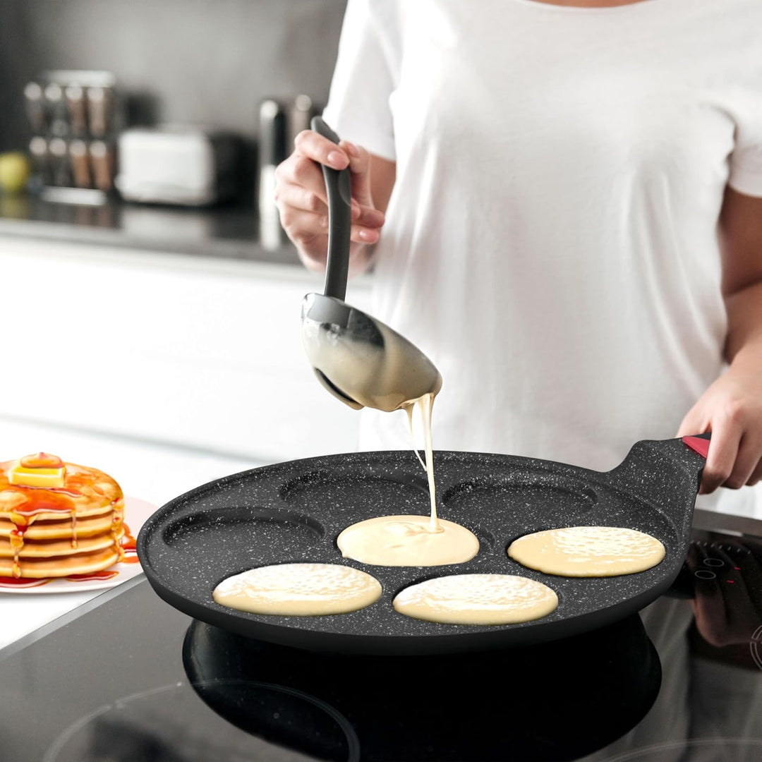 INTIGNIS Pancake Pfanne Spiegeleipfanne - Ø27cm mit Greblon Ceramics -Beschichtung | Induktion Ceran