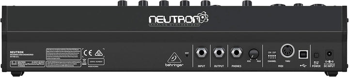 Behringer NEUTRON Paraphonic Analog and Semi-Modular Synthesizer with Dual 3340 VCOs, Multi-Mode VCF