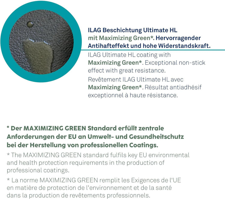 kela Bratpfanne Vitana, Ø 28 cm, Aluguss, grau, recycelbar, Allherdboden, antihaftbeschichtet, hitze