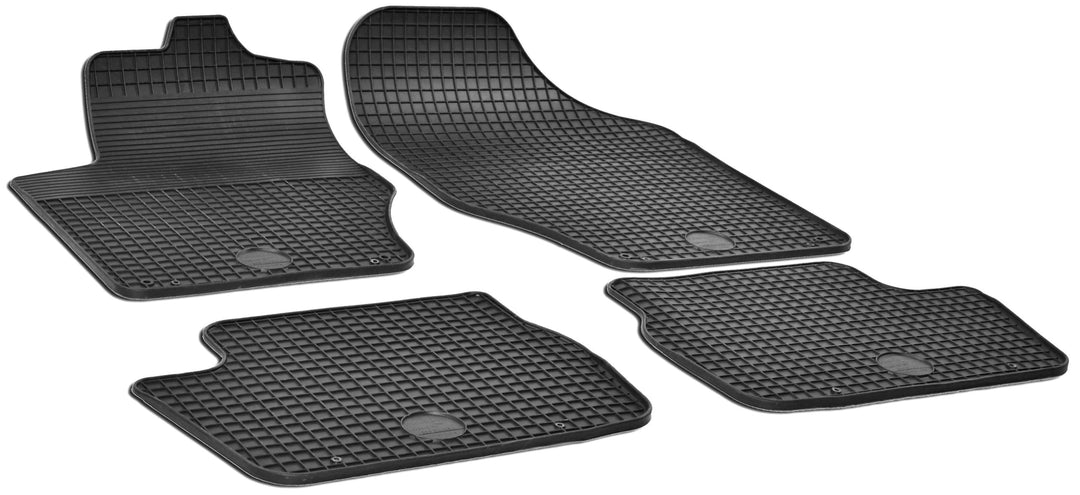 WALSER DirtGuard Gummi Fussmatten Auto kompatibel mit Citroen C4 II 2009-2018, Citroen DS4 2011-2018