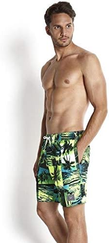 Speedo Herren Freizeit-Watershorts mit Print 18 zoll S Schwarz (Speedo, S Schwarz (Speedo