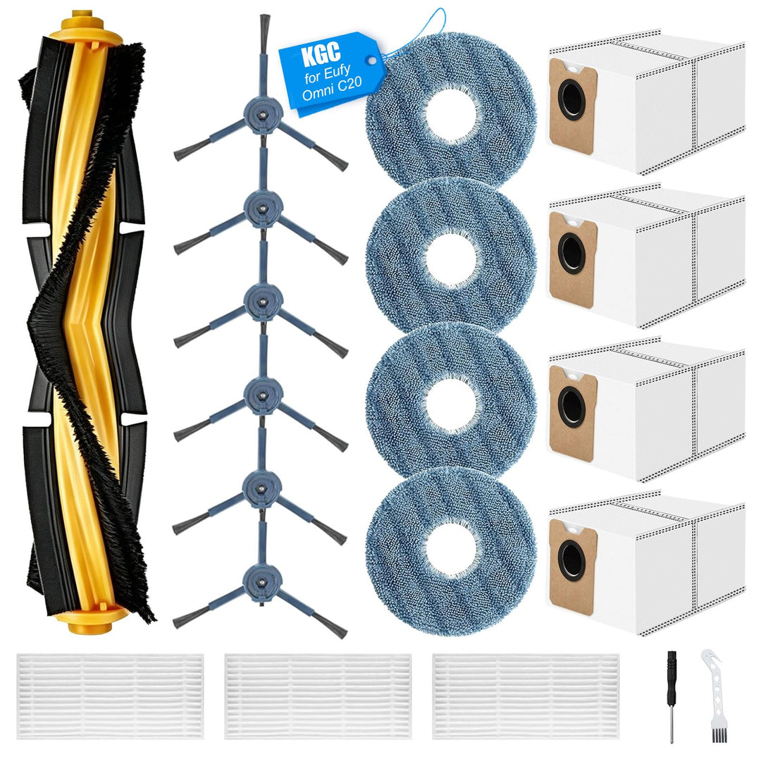 KGC 18 Stück Ersatzteile Zubehör für Ecovacs Deebot N8/ N8+ /N8 Pro /N8 Pro+/ T8/ T8+ /T8 AIVI/T8 AI