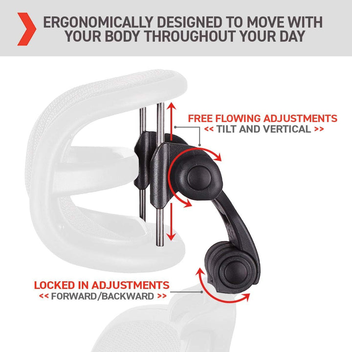 Engineered Now Kopfstütze für klassischen Herman Miller Aeron h4 für Remastered Kohlenstoff, h4 für