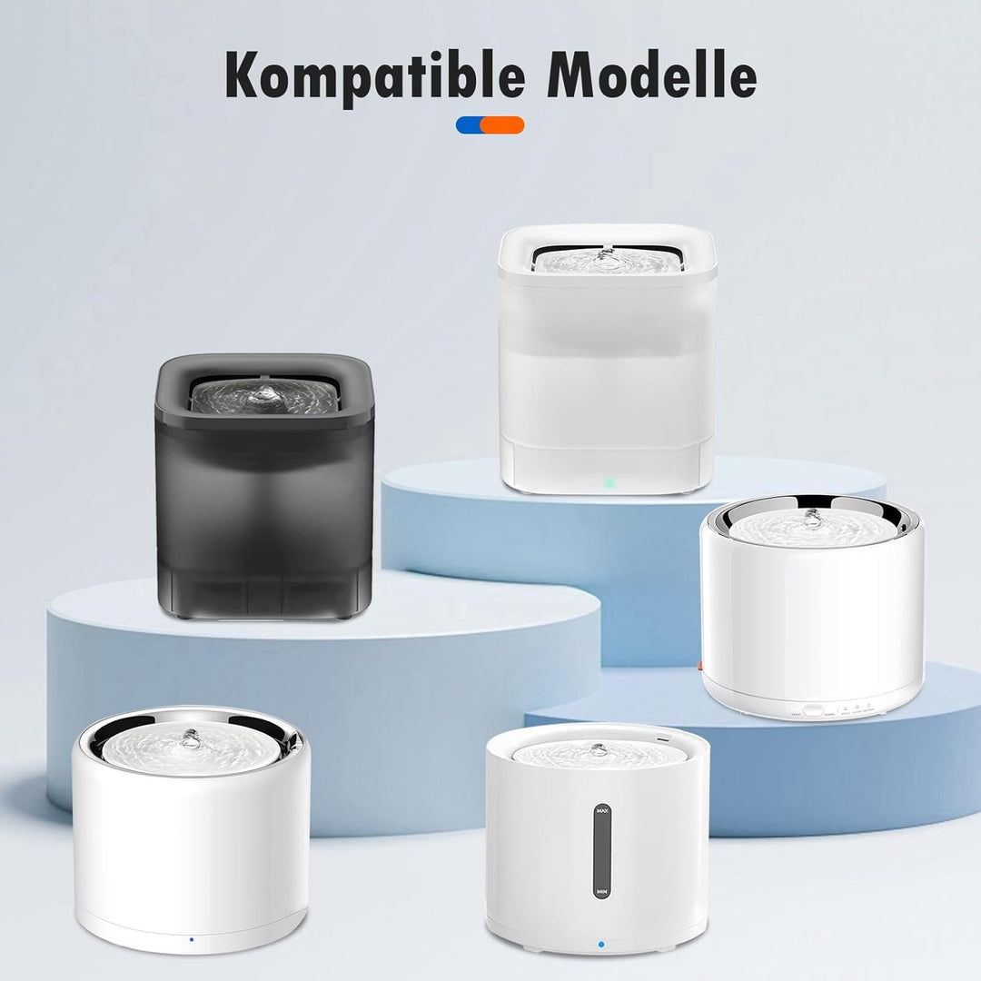 10 Stück Katzenbrunnen Filter für Petkit Eversweet Solo SE/Solo 2/3 Pro / 3 / 2s Katzen Trinkbrunnen