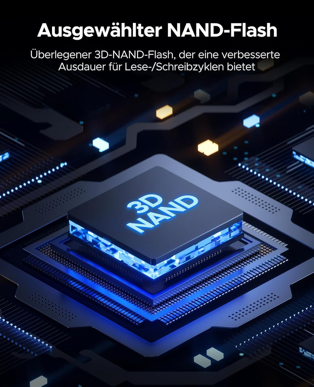 ORICO 512GB M.2 2280 SATA SSD, SATA III 6Gbps M2 SSD mit B+M Schlüssel, 500MB/s Internes Solid State
