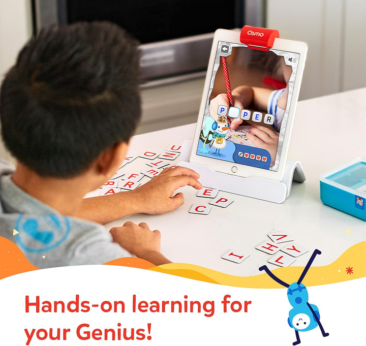 Osmo Geniale Wörter – Alter 6–10 Jahre – Interaktive Buchstabenerkennung, Telefonie, Sichtwörter & R