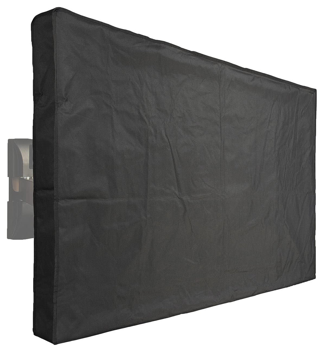 infactory Schutzhülle: Outdoor-TV-Abdeckung, für Geräte mit 55" - 58", wetterfest, schwarz (Fernsehe