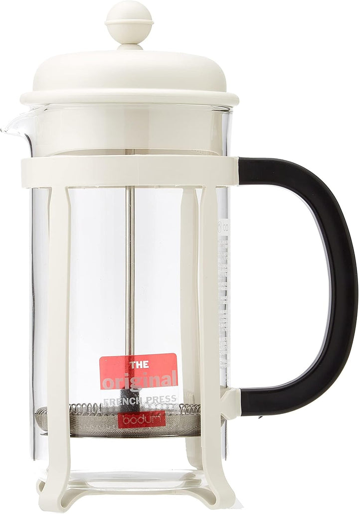 Bodum 1908-913 Java Kaffeebereiter, 8 Tassen, 1 L, Mehrlagig, weiss, 10,6 x 16,3 x 24,5 cm Weiss 8 C
