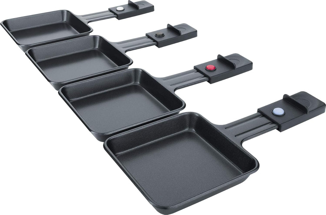 Steba 63-18-00 Multi-Raclette RC 18 | Hochwertige Natursteingrillplatte | Wendbare Grillplatte | 8 a