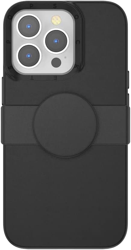 PopSockets: PopCase Hülle für iPhone 13 Pro mit Abnehmbarem PopGrip Slide Sockel und Griff mit Austa