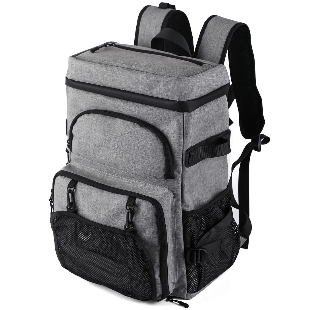 DEWUR Kühlrücksack 35L Thermo Rücksack Kühltasche Wasserdichter Picknickrücksack mit Flaschenöffner