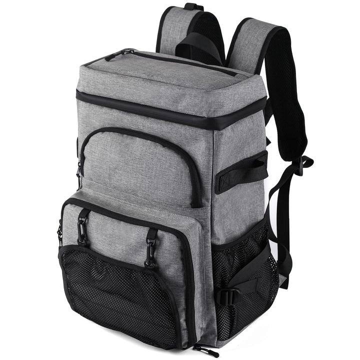 DEWUR Kühlrücksack 35L Thermo Rücksack Kühltasche Wasserdichter Picknickrücksack mit Flaschenöffner