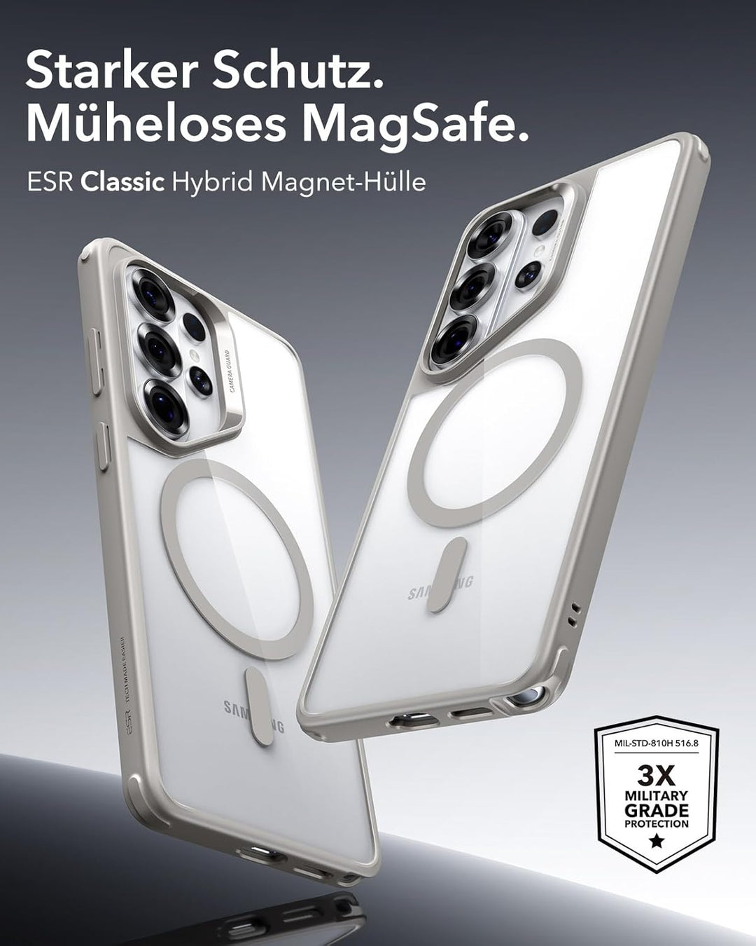ESR für Samsung Galaxy S26 Ultra Hülle für MagSafe, TOP MIlitärnorm Schutz, Magnetische Handyhülle S