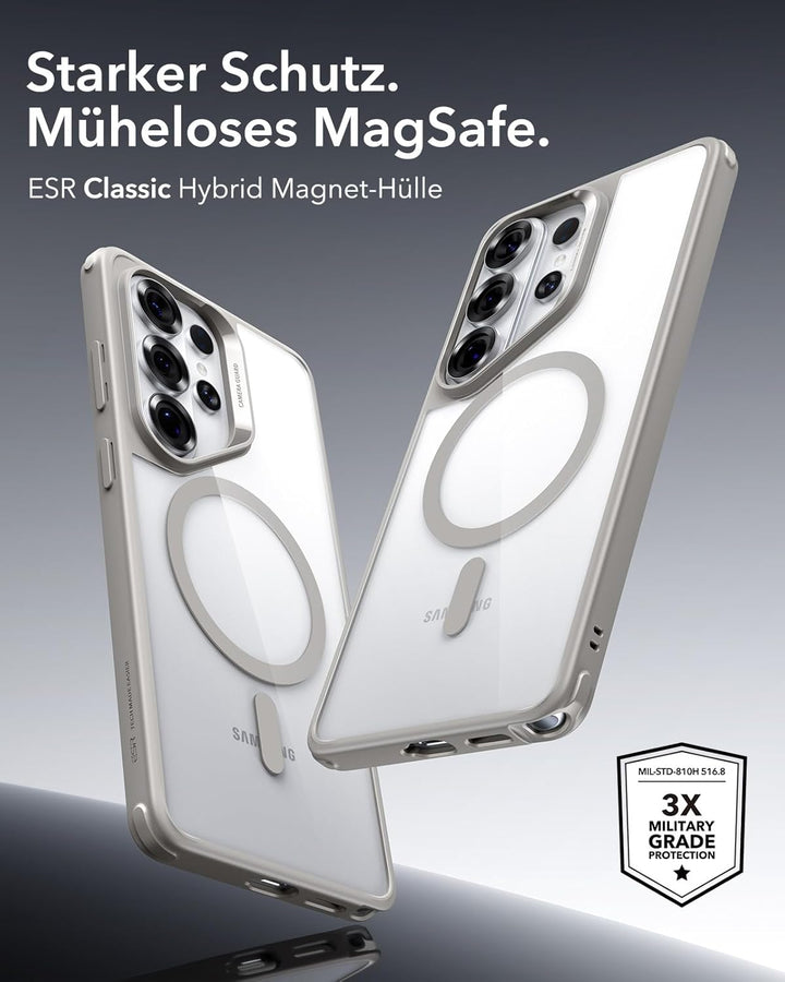 ESR für Samsung Galaxy S26 Ultra Hülle für MagSafe, TOP MIlitärnorm Schutz, Magnetische Handyhülle S