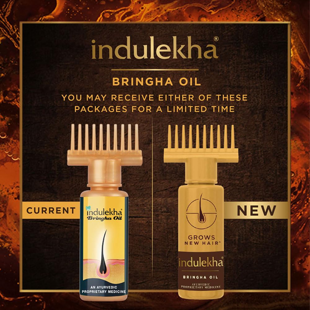 Indulekha Bhringa Haaröl, 100 ml, aus Indien, 2 Stück 200 ml (1er Pack), 200 ml (1er Pack)