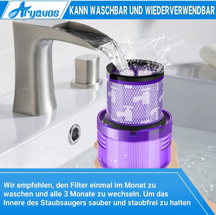 Filter für Dyson V15 V11 SV17 SV14 SV22 Staubsauger, 2 Stück Ersatzfilter Ersatzteile V11 Absolute E