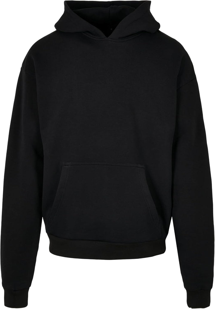 Build Your Brand Herren Ultra Heavy Cotton Box Hoody Kapuzenpullover S Schwarz, S Schwarz