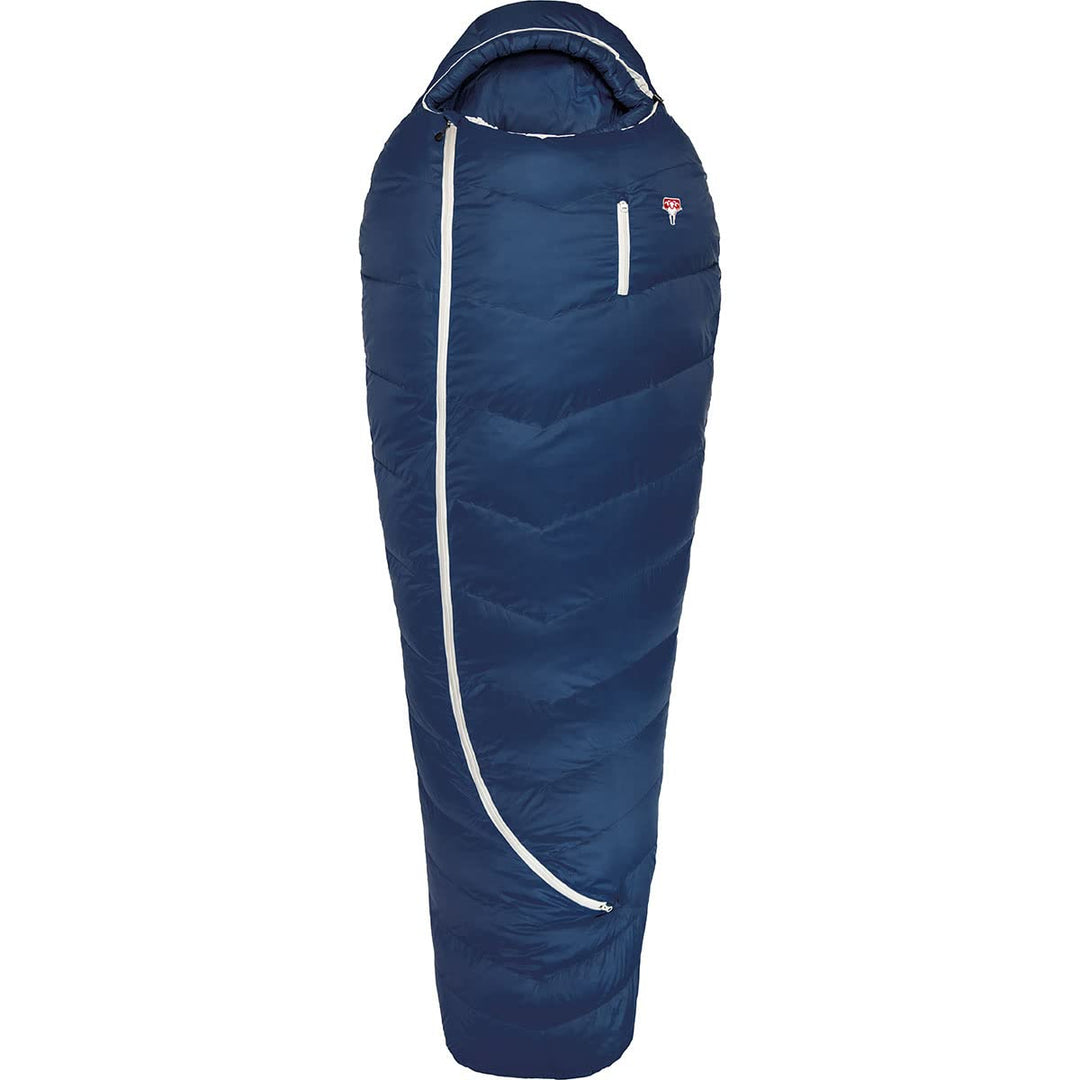 Grüezi-Bag Biopod DownWool Ice 185 Schlafsack blau Körpergrösse bis 185 cm, Körpergrösse bis 185 cm