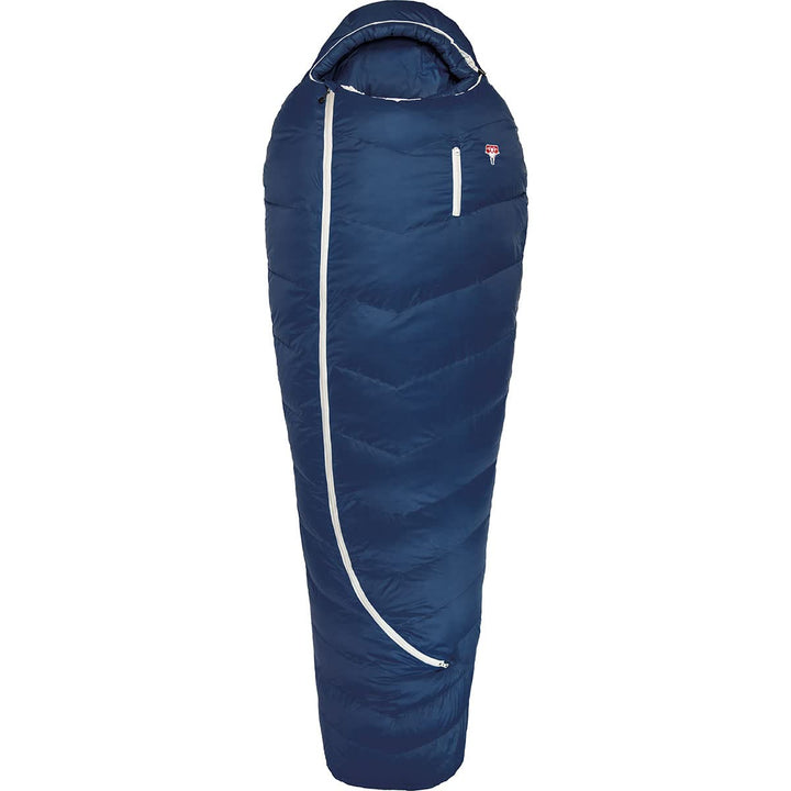 Grüezi-Bag Biopod DownWool Ice 185 Schlafsack blau Körpergrösse bis 185 cm, Körpergrösse bis 185 cm
