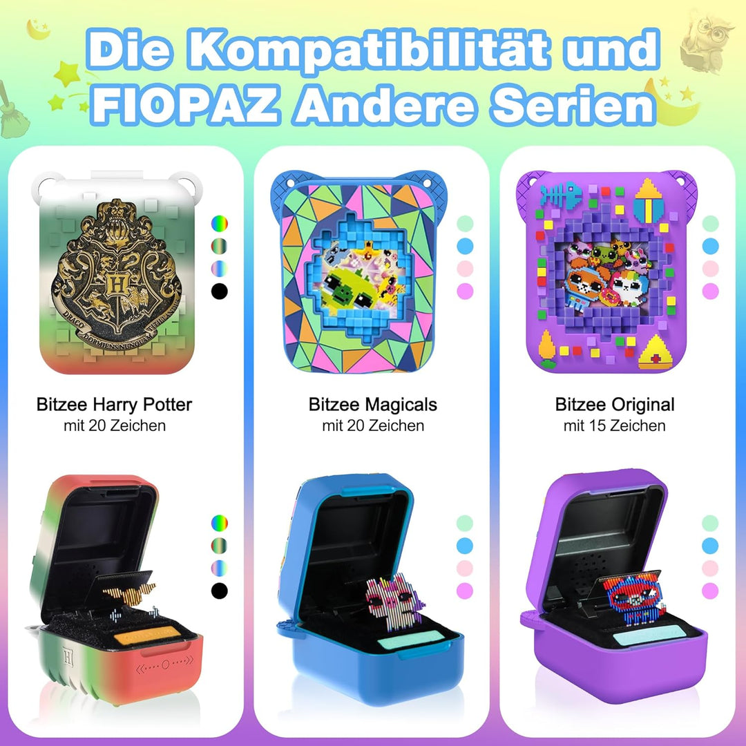 Schutzhülle für Bitzee Interactive Toy Magic Character – Silikonmaterial mit Halsgurt, Stossfest, kr