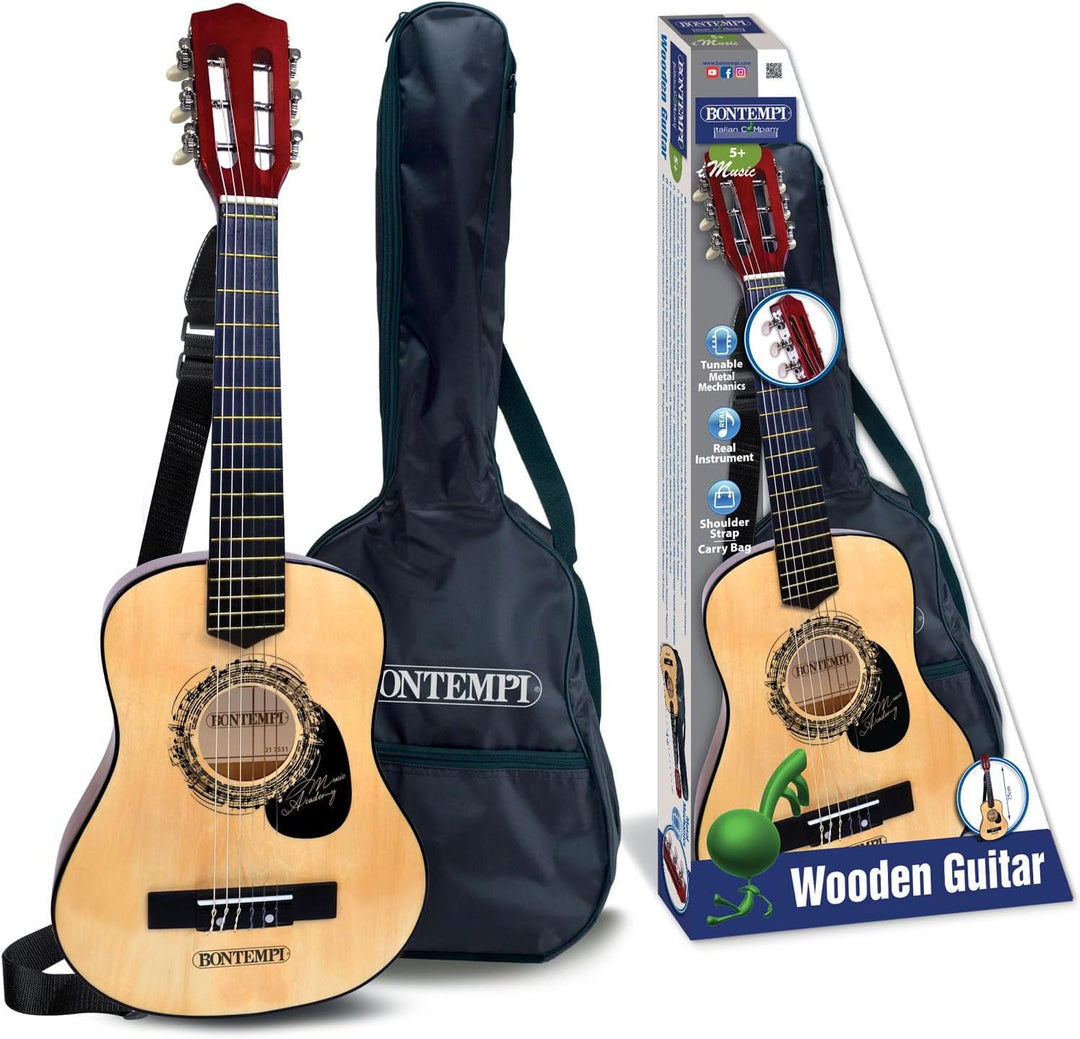 Bontempi 21 7531 Holzgitarre, Holz