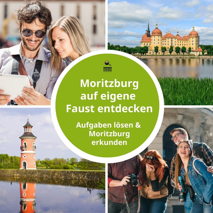 Schnitzeljagd Moritzburg – Stadtspiel für Erwachsene und Familien | Stadtrallye rund ums Moritzburge