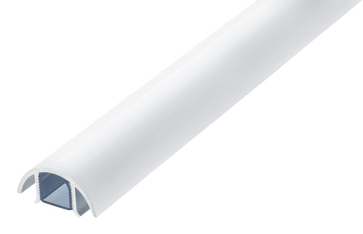 Mini Design Aluminium Kabelkanal für z.B. Lautsprecher - 30mm breit von ALUNOV (Länge: 100cm, Weiss