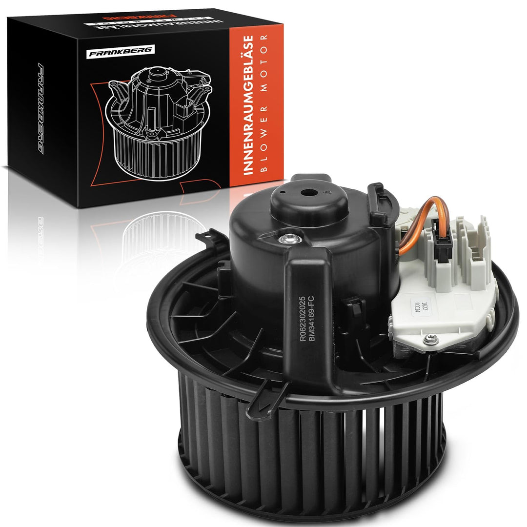 Frankberg Heizungsgebläse Gebläsemotor Kompatibel mit 1er E81 E82 E87 E88 1.6L-3.0L 2004-2012 3er/3e