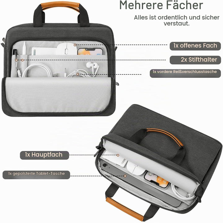 MoKo 9-11" Tablet Tasche Hülle, Schutztasche mit Schultergurt für iPad Pro 11 M2 2022-2018/iPad 10.