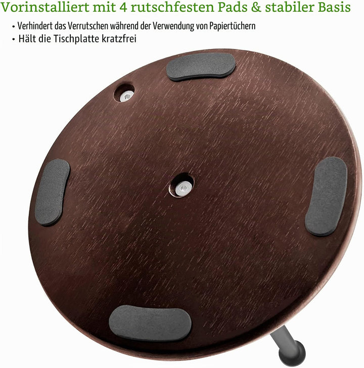 Holz-Papierhandtuchhalter für Arbeitsplatte, Oboding, Bauernhaus-Küchen-Papierhandtuchhalter, Stände