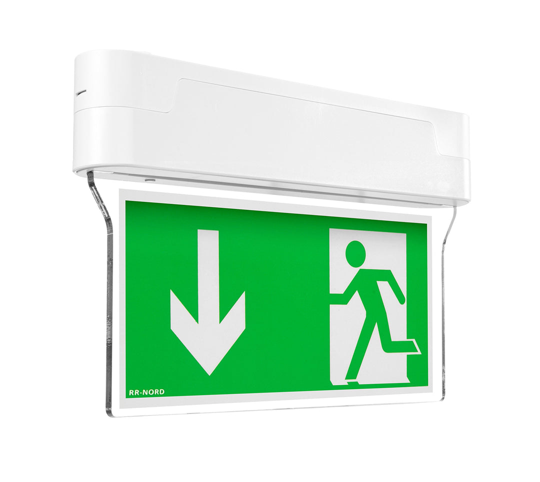 Notleuchte LED IP44 Decke Wand Notbeleuchtung Rettungszeichenleuchte Fluchtwegleuchte Notlicht Brand