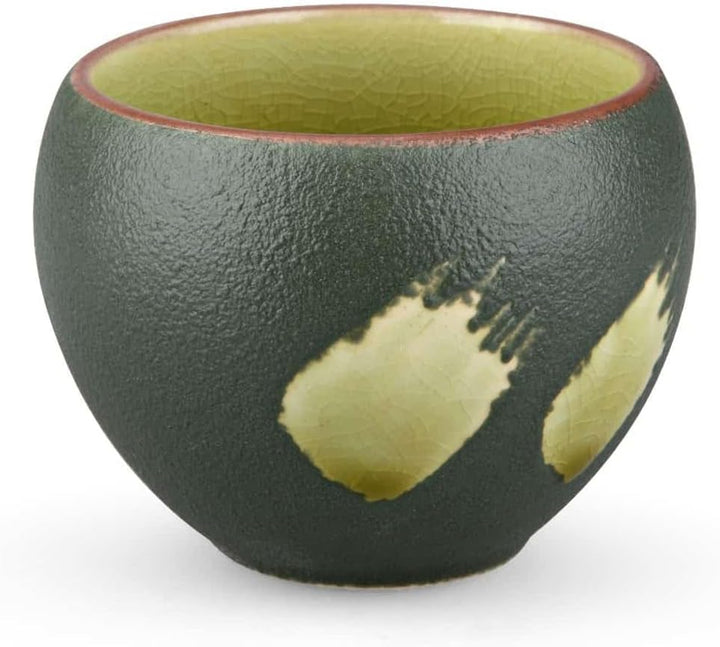 MAOCI - Teeschalen 4er Set Japan Design Porzellan 100ml - 2 Farben