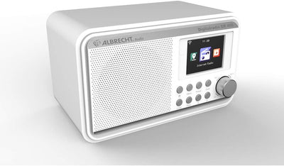 Albrecht DR490 Hybridradio mit Farbdisplay, 27491, DAB/Internet/UKW-Empfang, Radiosteuerung via Smar