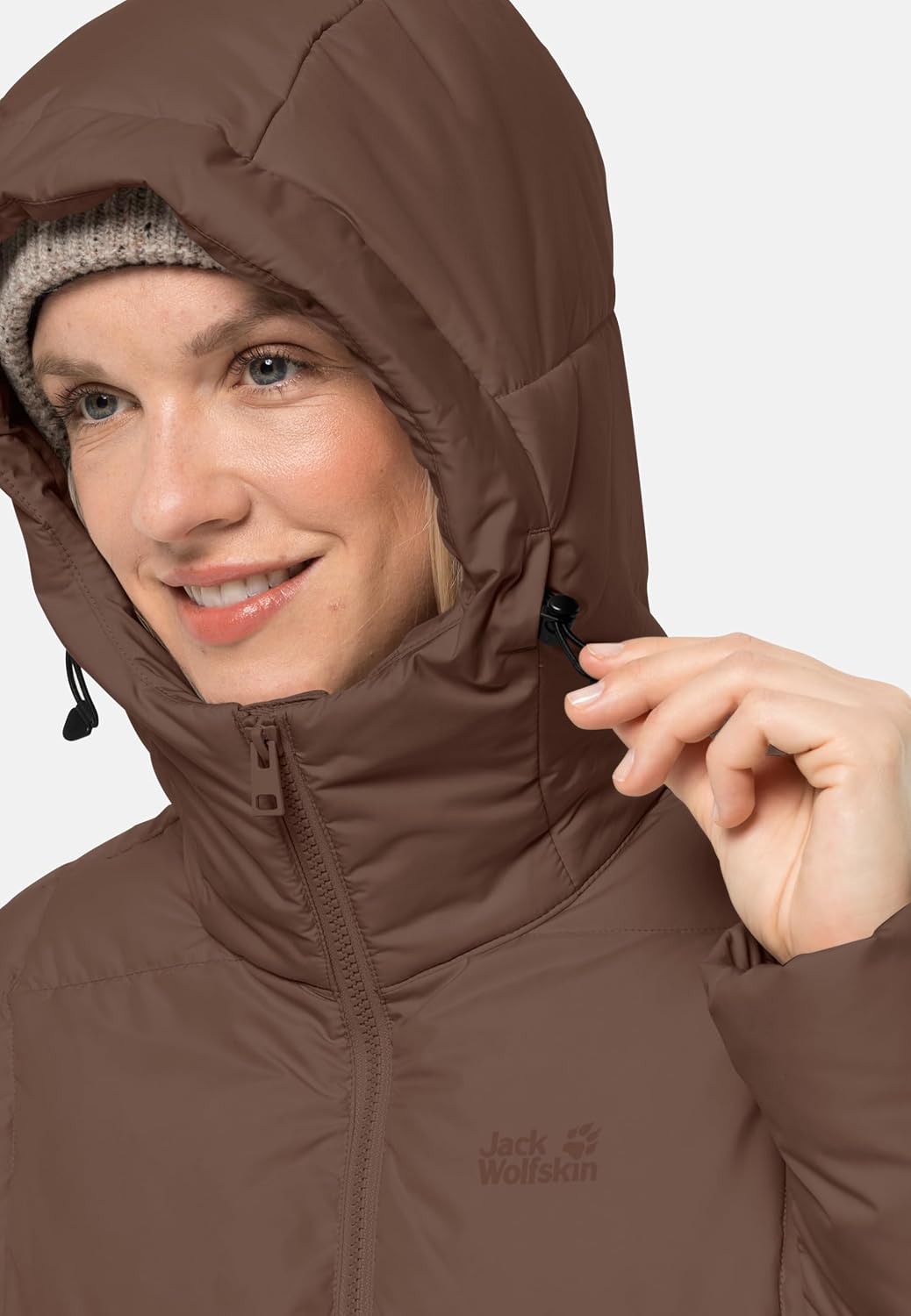 Jack Wolfskin Damen Frozen Lake Coat W Daunenmantel M Hazelnut Brown, M Hazelnut Brown