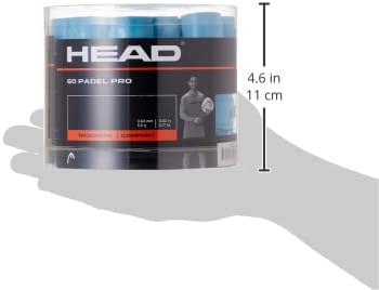 HEAD Unisex-Adult Padel Pro 60pcs Display Box Griffband, Blau