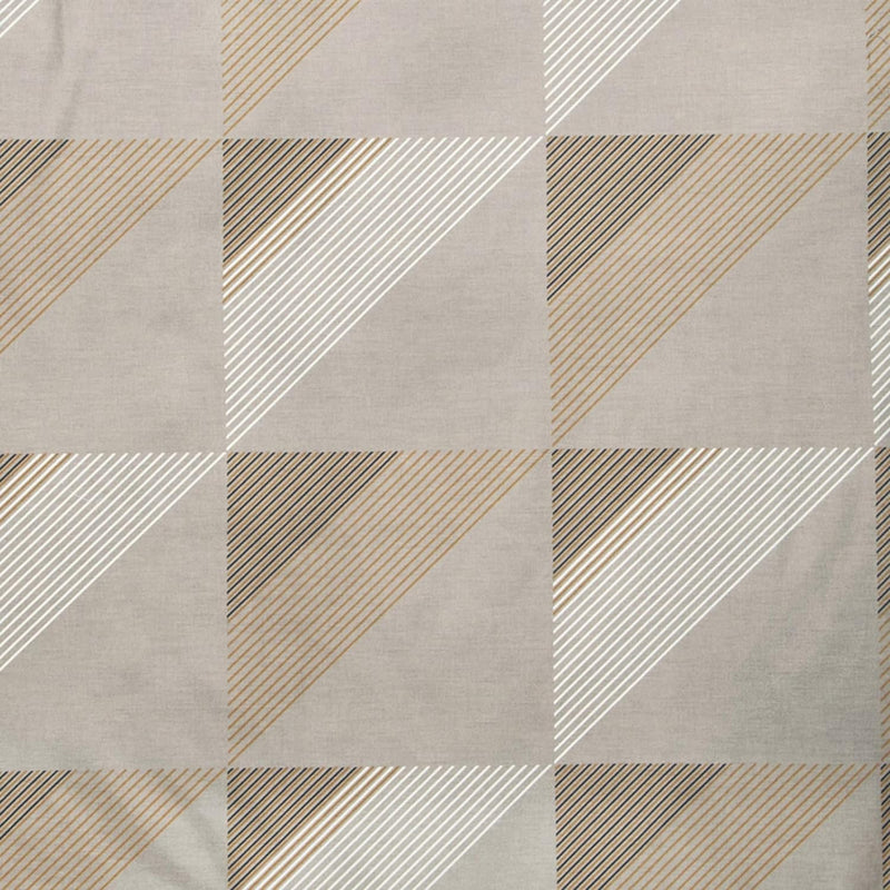 Janine Mako-Satin-Bettwäsche J.D. 155x220 cm + 80x80 cm Taupe, 155x220 cm