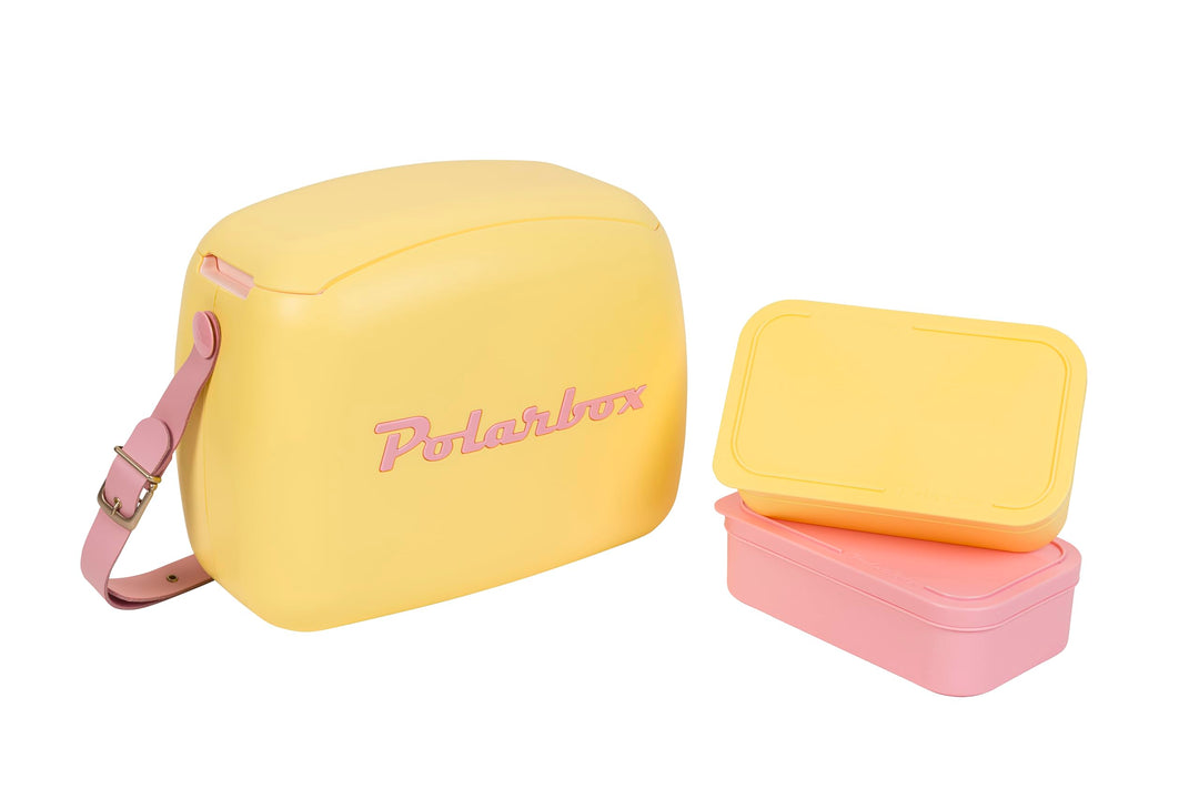 Kreher Kühltasche mit Brotdose, Kühlbare Lunchbox, Passive Kühlbox für Lebensmittel, Medikamente, Mi