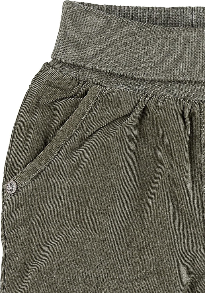 Sterntaler Baby Jungen Hose Baby Hose Cord Eisbär Elia 74 Dunkelgrün, 74 Dunkelgrün