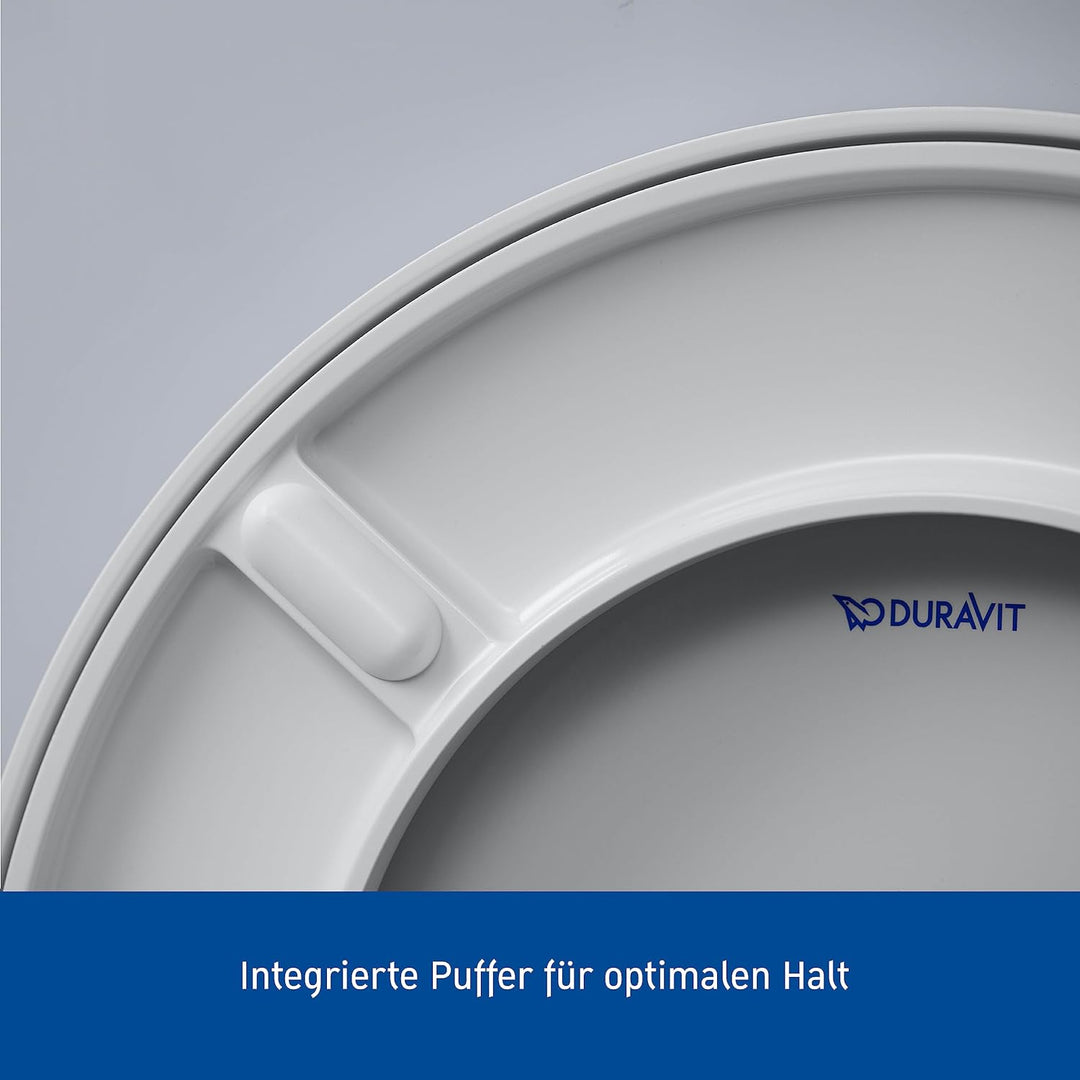 Duravit WC-Sitz D-Neo mit Absenkautomatik, Klobrille mit Quick-Release für einfache Montage, Toilett