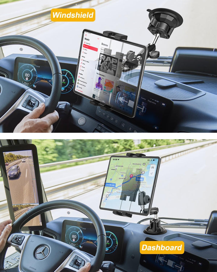 Oilcan Starker Saugnapf Tablet Autohalterung Vorne, KFZ Windschutzscheibe Fenster Armaturenbrett Tab