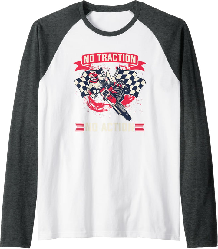 Dirt Bike Supercross Biker - MX Motocross Raglan