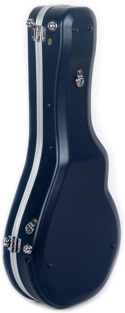 Crossrock CRA860MFBL ABS-Hartschalenkoffer für Mandoline, mit Rucksackriemen, Blau ABS Molded(F-Styl