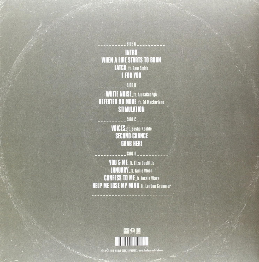 Settle, Vinyl