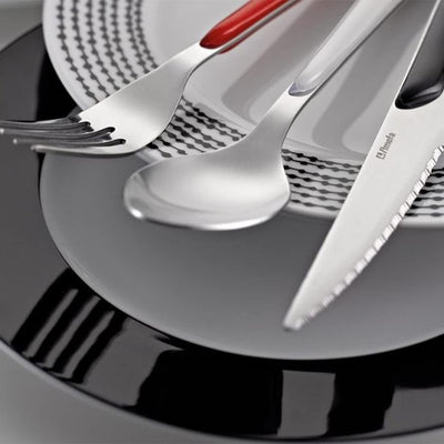 Amefa ECLAT Besteck Set, Weiss , Essbesteck 24-teilig, für 6 Personen, Edelstahl rostfrei, hochwerti