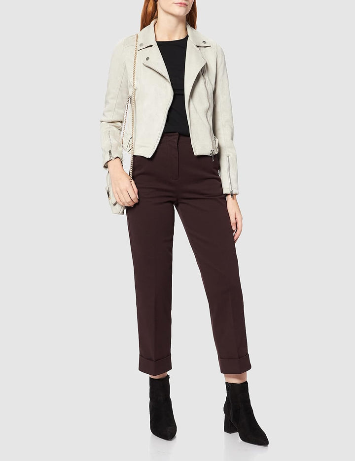 Sisley Damen Pants 44 Dark Brown 0g3, 44 Dark Brown 0g3