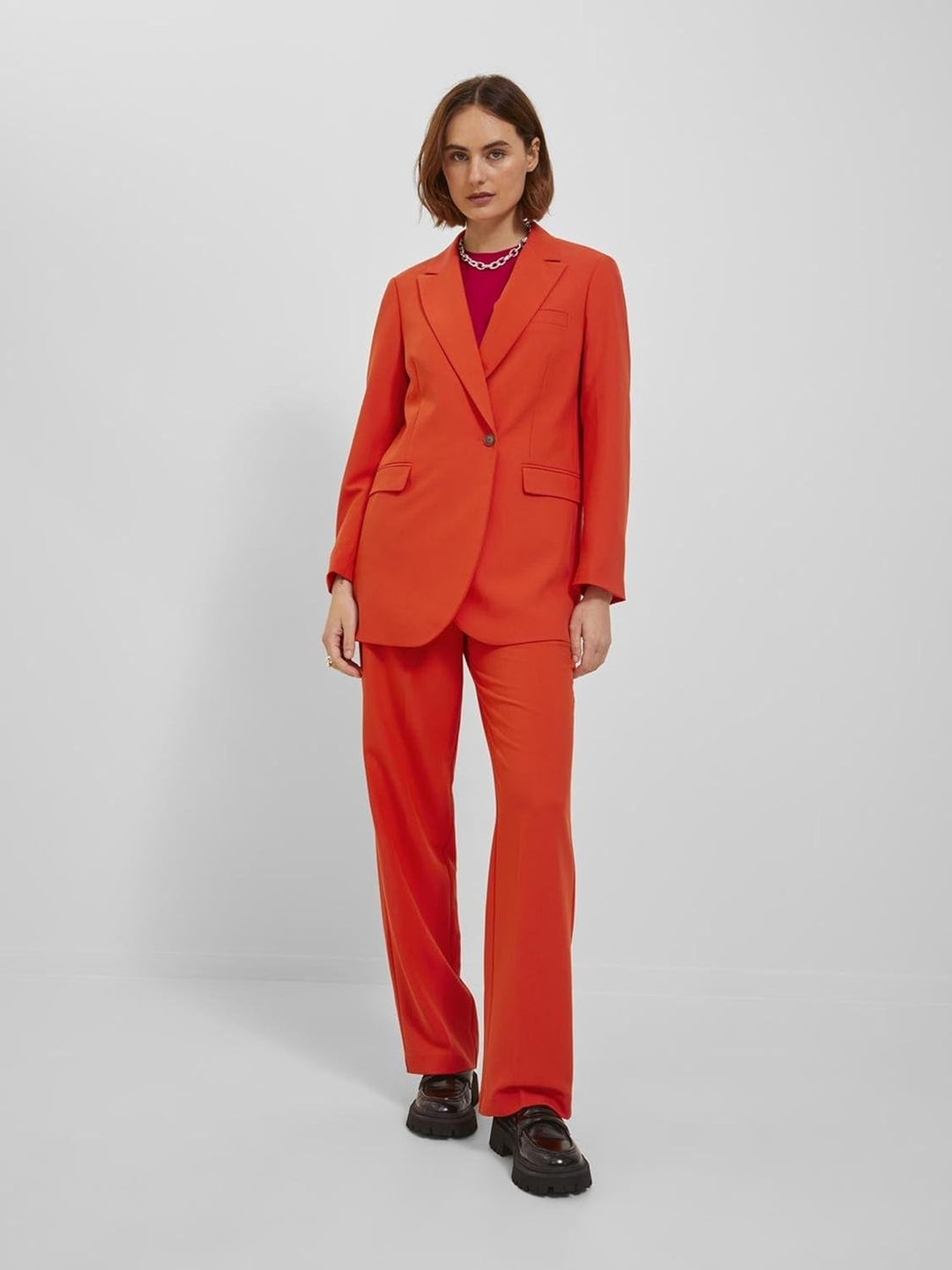 JACK & JONES Damen Jxmary Noos WVN Blazer M Poinciana, M Poinciana