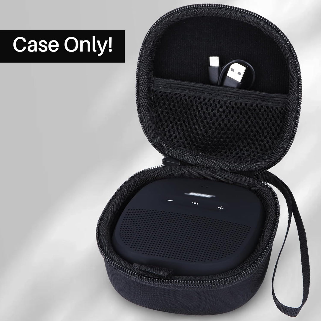 Hart Schutz Hülle Etui Tasche für Bose SoundLink Micro Kleiner Tragbarer Lautsprecher (Schwarz), Sch