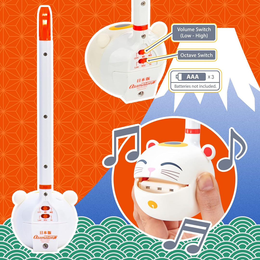 Otamatone Regular Manekineko Elektronisches Musik Instrument, Tragbar Digitale Musikinstrumente Synt