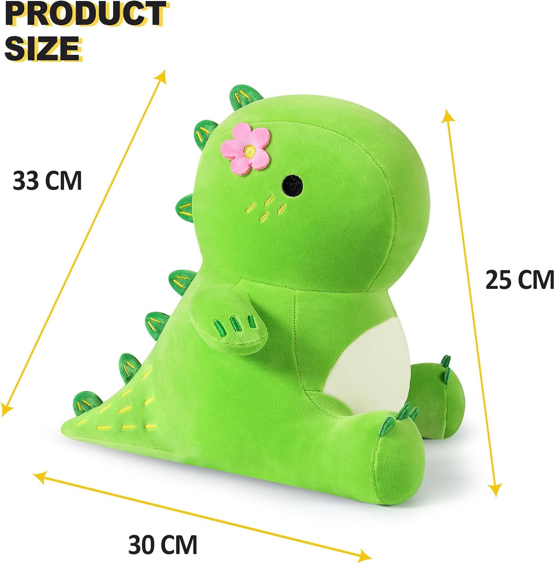 shownicer Plüschtier Dinosaurier Kuscheltier Stofftier Kawaii Dino Plüsch Kissen Spielzeug Plüschsau