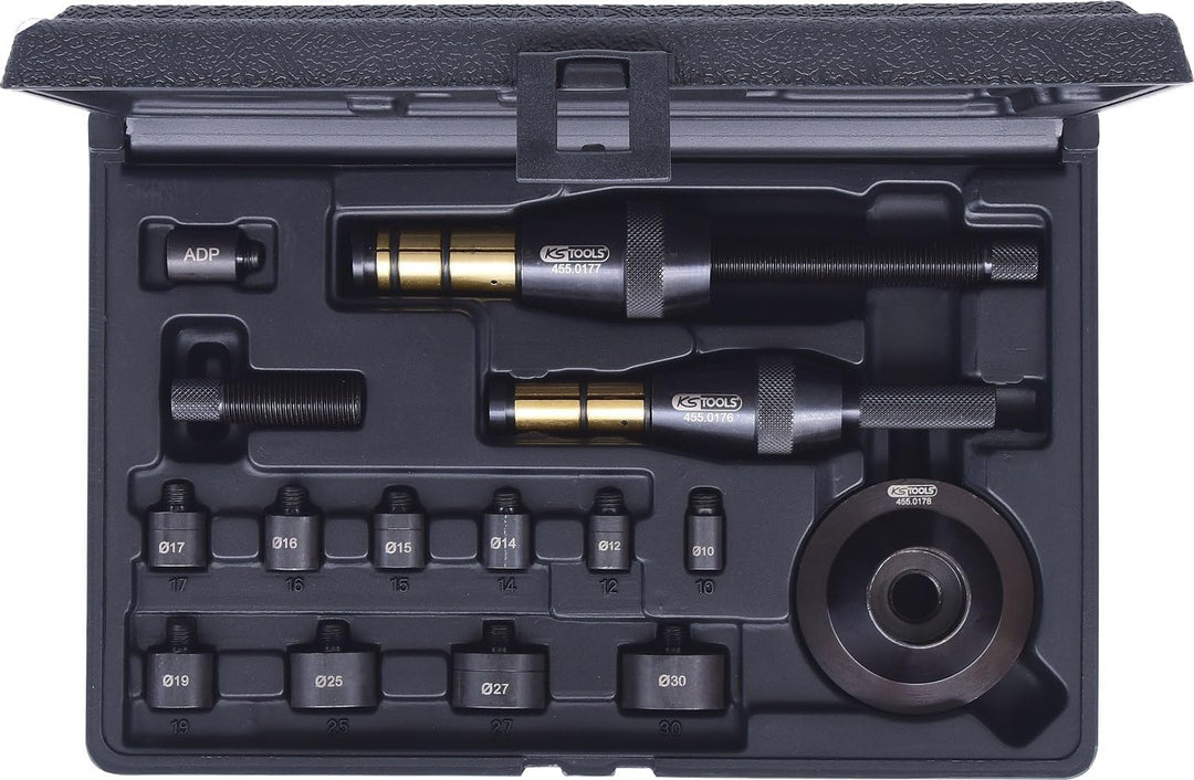 KS Tools 455.0170 Universal-Kupplungs-Zentrier-Werkzeug-Satz Ø 15,0 26,0 mm, 19-tlg.